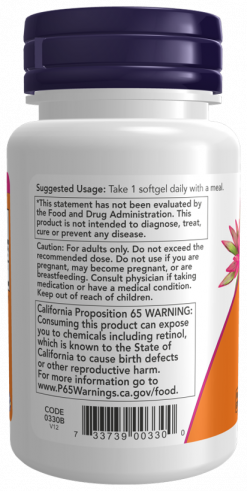 NOW Vitamin А 10,000 Softgels, Витамин А 10000 МЕ, 100 капсул