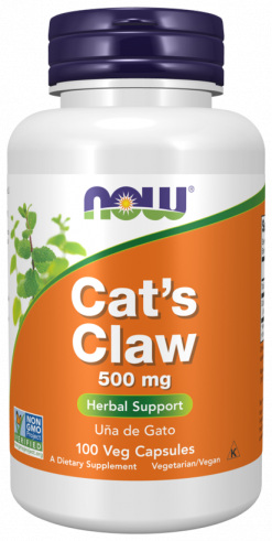 NOW Cat's Claw 500 mg, 100 капсул