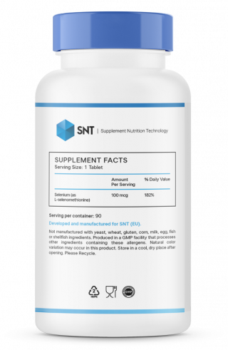 SNT Selenium, Селениум, 90 таблеток