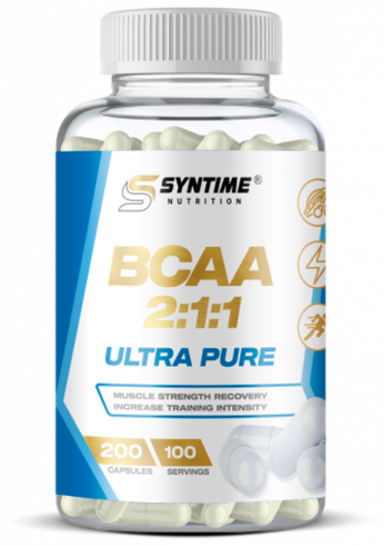 Syntime Nutrition BCAA 2:1:1, 200 капсул