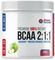 Fitness Formula 100% Instant BCAA 2:1:1 Premium, 100% Инстант БЦАА 2:1:1 Премиум, 200 грамм